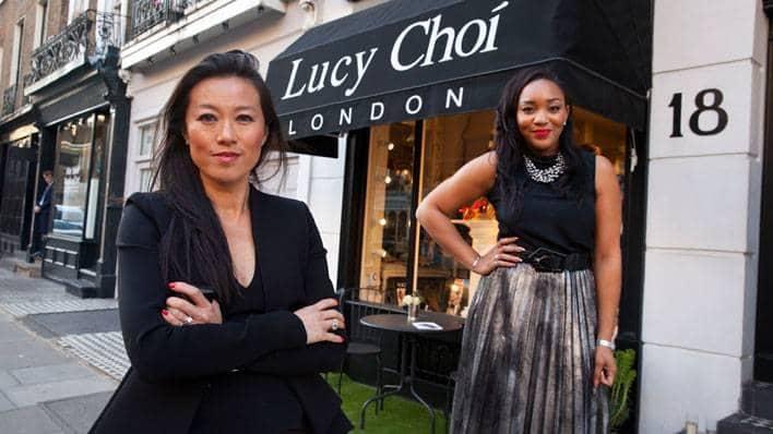 Shoe designer Lucy Choi and entrepreneur Bianca Miller-Cole